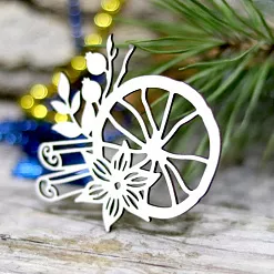 Украшение из чипборда "Новогодний аромат" (LadyBug)