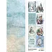 Лист с картинками 10х30 см "Рождество у волшебников. Карточки мини" (ScrapMania)