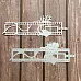 Нож "Морской бордюр 1", 5,4х15,2 см (Scrapman)