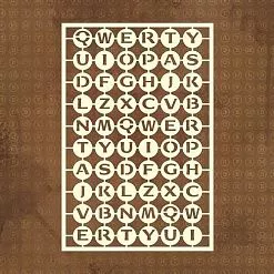 Чипборд "Хранить бережно №21", 10,6х15,6 см (Ромалетта)