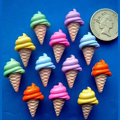 Набор пуговиц "Мороженое в рожках" (Dress It Up)