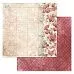 Набор бумаги 30,5х30,5 см "Багряный винтаж", 12 листов (ScrapMania)