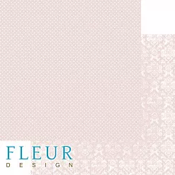 Бумага "Шебби Шик Базовая 2.0. Светлый лососевый" (Fleur-design)