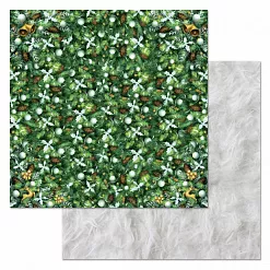 Набор бумаги 15х15 см "Сканди Новый Год", 12 листов (ScrapMania)