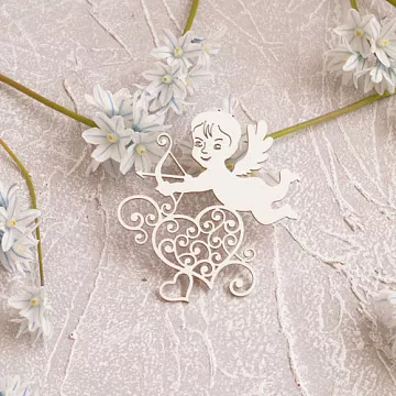 Чипборд "Ангелочек", 5,8х5,8 см (LeoMammy)