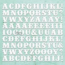 Чипборд "Monograms", 30х30 см (Mintay)