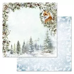Набор бумаги 30,5х30,5 см "Снежные сказки", 12 листов (ScrapMania) Набор бумаги 30,5х30,5 см "Снежные сказки", 12 листов (ScrapMania)