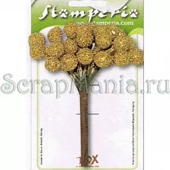 Букет "Золотистые ягоды" (Stamperia)