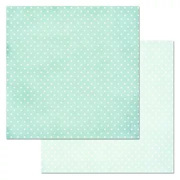 Бумага "Фономикс. Горошки. Бирюзовые" (ScrapMania)