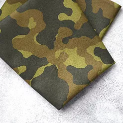 Отрез ткани 36х50 см "Камуфляж болотно-черный" (КМФ)