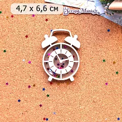 Шейкер "Фономикс. Новогодний. Будильник маленький", 4,7х6,6 см (ScrapMania) Шейкер "Фономикс. Новогодний. Будильник маленький", 4,7х6,6 см (ScrapMania)