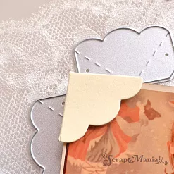 Нож "Уголки для фото. Облачко", 7,5х7,5 см (ScrapMania)