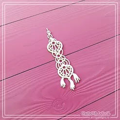 Чипборд "Макраме. Элемент", 1,7х6 см (СкрапМагия) Чипборд "Макраме. Элемент", 1,7х6 см (СкрапМагия)