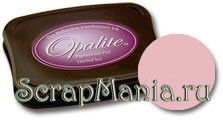Подушечка чернильная пигментная интерферирующая Opalite, размер 69х67 мм, цвет кристальный розовый
