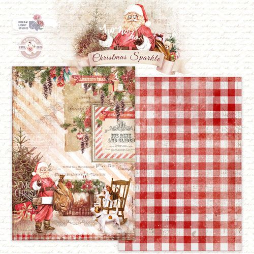 Набор бумаги А4 "Christmas Sparkle", 12 листов (DreamLight Studio ...