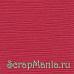 Кардсток Bazzill Basics 30,5х30,5 см однотонный с текстурой льна, цвет огненный красный