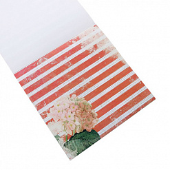 Набор бумаги 30х30 см с высечками "Яркие цветы", 24 листа