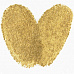 Подушечка чернильная пигментная "капля" Brilliance, размер 32х50мм, цвет галактическое золото