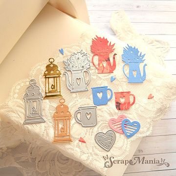 Нож "Сказка на рождество" 3,5х6 см (ScrapMania)