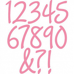 Нож для вырубки "Очаровательные цифры" (Marianne design)