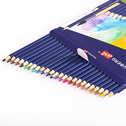 Набор акварельных карандашей "Художественные", 24 цвета (Brauberg)