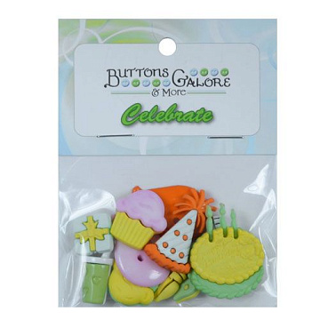 Набор пуговиц "День рождения" (Buttons Galore)
