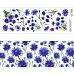 Лист с картинками 10х30 см "Цветы. Васильки" (ScrapMania)