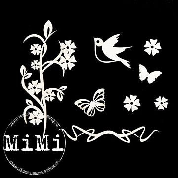 Набор украшений из чипборда "Весна. Легкость" (MiMi Design)