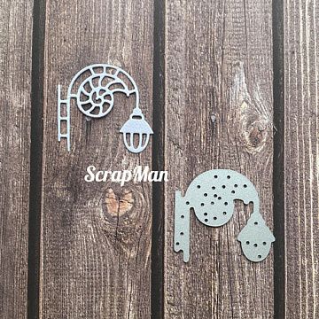 Нож "Фонарь", 4х4 см (Scrapman)