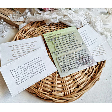 Штамп "Пушкинские строки", 9х5,3 см (AgiArt)