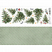 Лист с картинками 10х30 см "Новогодние традиции. Елки" (ScrapMania)
