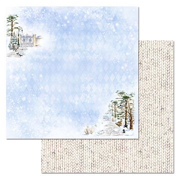 Бумага "Зимний город. Любимое место" (ScrapMania)