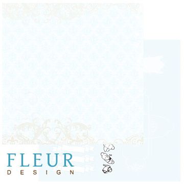 Бумага "Свадебная коллекция. Голубое кружево" (Fleur-design)