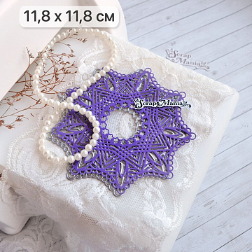 Нож "Салфетка. Звезда", 11,8х11,8 см (ScrapMania)