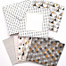Набор заготовок для открыток 15х15 см "Geometric Mono", с конвертами, 12 шт (DoCrafts)