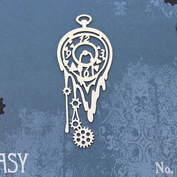Чипборд "Часы 2111", 10,2х4,1 см (Fantasy)
