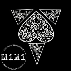 Набор украшений из чипборда "Объемные узоры. Флажки" (MiMi Design)