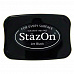 Подушечка чернильная универсальная StazOn, размер 96х67 мм, цвет реактивный черный