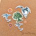 Набор высечек из бумаги "Легенды Средиземья. Магия", 43 шт (ScrapMania)