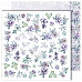 Набор бумаги 20х20 см "Flowers Symphony", 12 листов (DreamLight Studio)