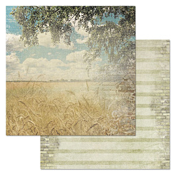 Бумага "Родная. Пшеничное поле" (ScrapMania)