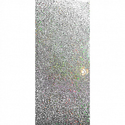 Контурные наклейки "Переливающиеся бабочки", лист 10x24,5 см, цвет серебро (JEJE)