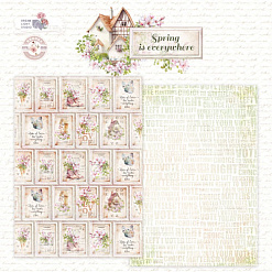 Бумага А4 "Spring is everywhere 04" (DreamLight Studio)
