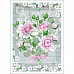 Тканевая карточка "Цветочная нежность. Свадебные розы" (ScrapMania)