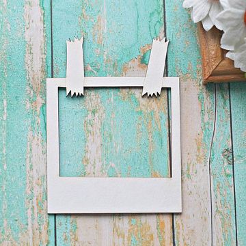 Украшение из чипборда "Рамочка" (ScrapКрым)