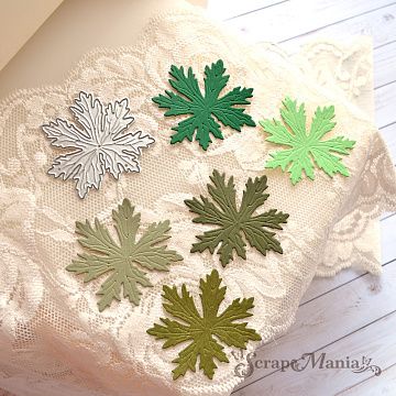 Нож "Уральская природа. Лист резной", 5,1х5 см (ScrapMania)