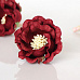 Цветок полиантовой розы "Бордовый", 1 шт (Craft)