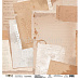 Набор бумаги 30х30 см "Учат в школе", 12 листов (MonaDesign)