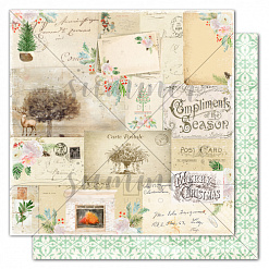 Набор бумаги 30х30 см "Winter traditions", 11 листов (Summer Studio)