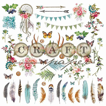 Бумага "Бохо-шик. В стиле бохо" (CraftPaper)